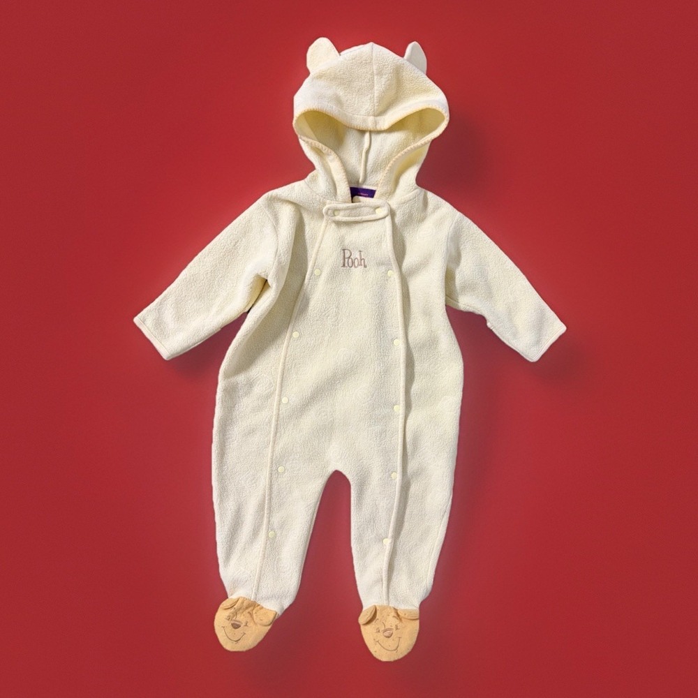 Vintage Disney Winnie The Pooh One Piece Jumper Size‎ 6/9 Months